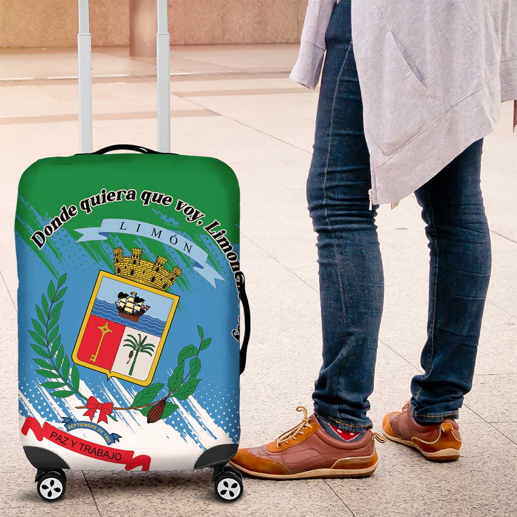 Costa Rica Limón Province Luggage Cover Donde Quiera Que Voy Limonense Soy LT01