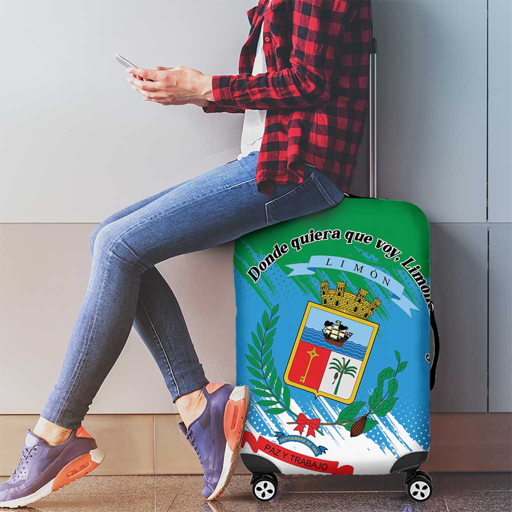Costa Rica Limón Province Luggage Cover Donde Quiera Que Voy Limonense Soy LT01