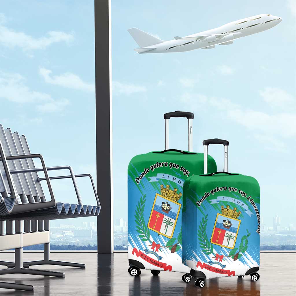 Costa Rica Limón Province Luggage Cover Donde Quiera Que Voy Limonense Soy LT01