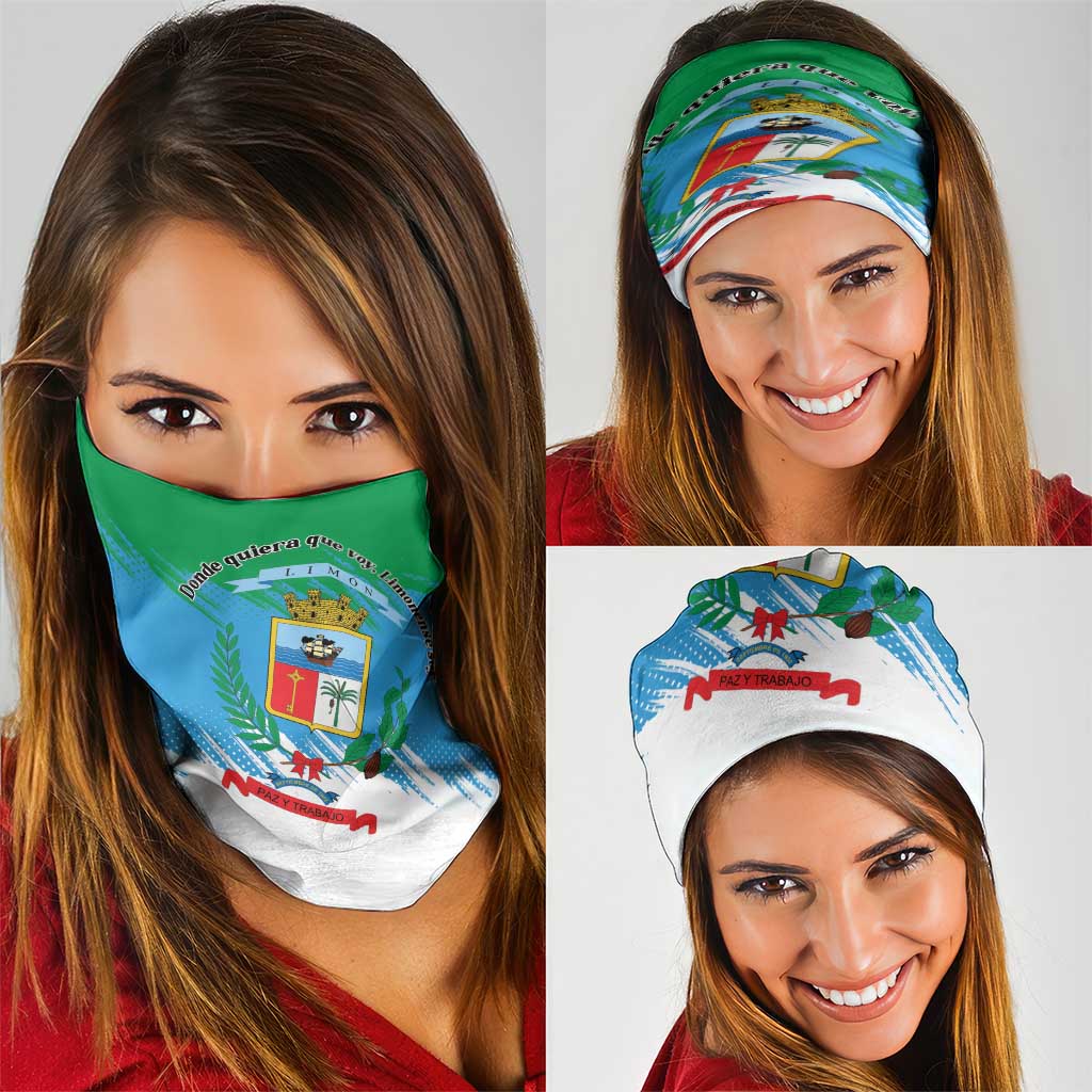 Costa Rica Limón Province Neck Gaiter Donde Quiera Que Voy Limonense Soy LT01