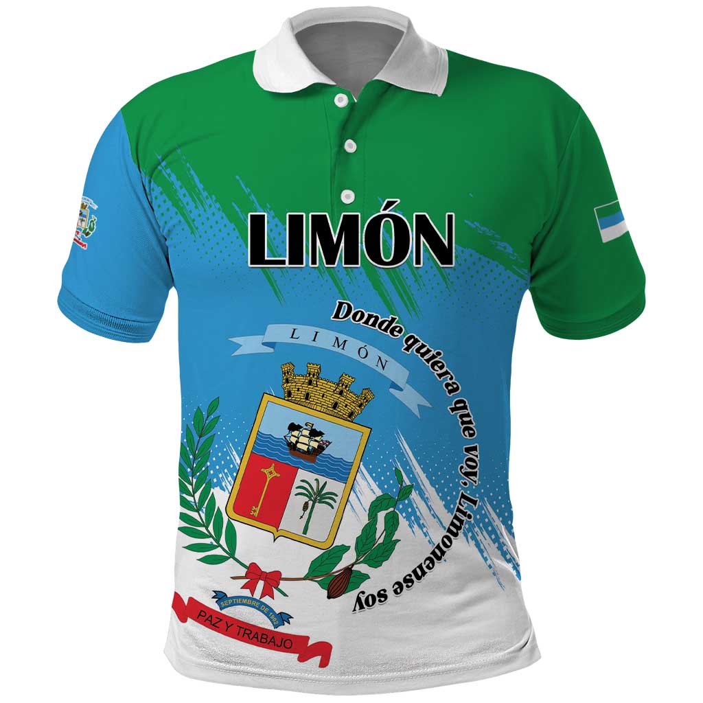 Personalized Costa Rica Limón Province Polo Shirt Donde Quiera Que Voy Limonense Soy LT01