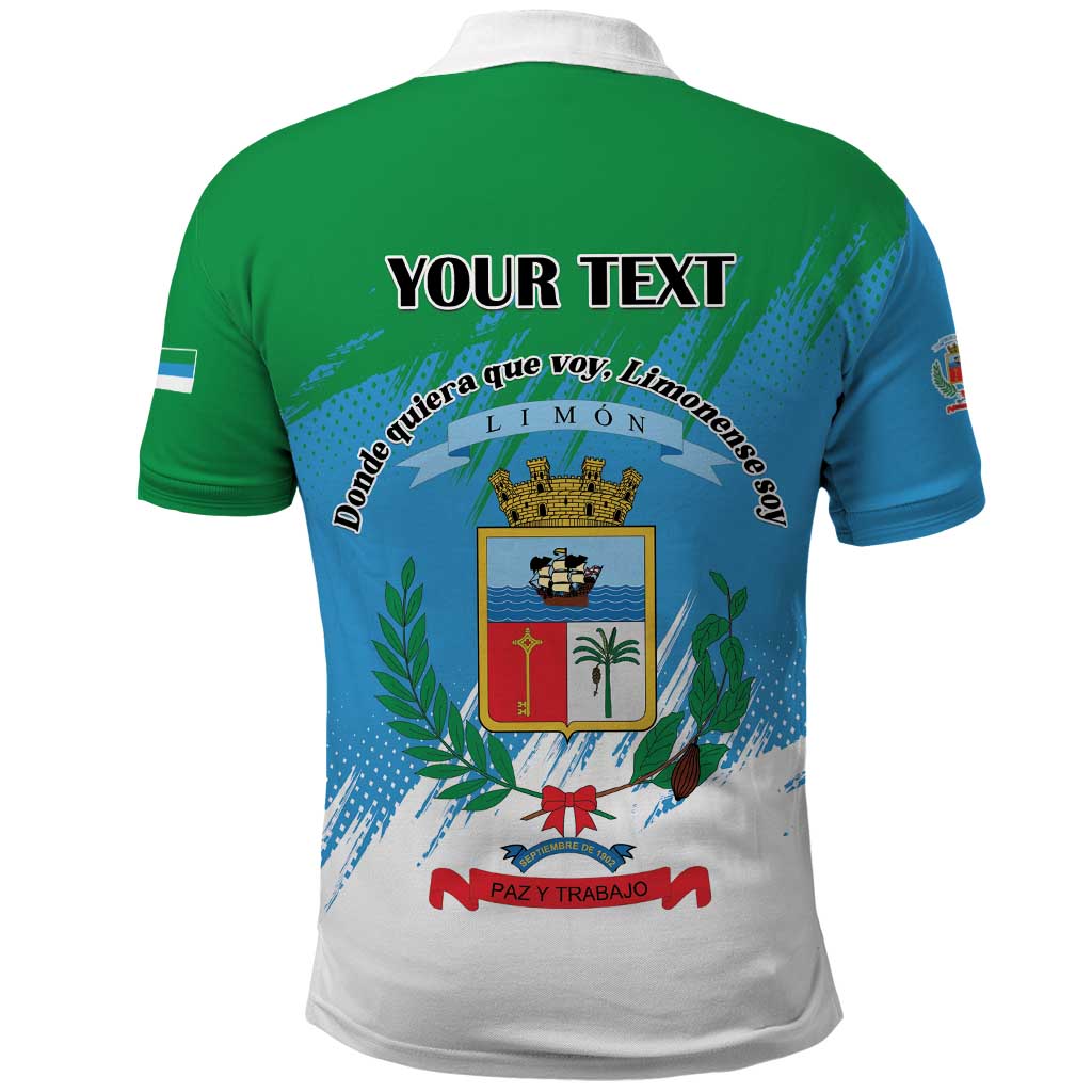 Personalized Costa Rica Limón Province Polo Shirt Donde Quiera Que Voy Limonense Soy LT01