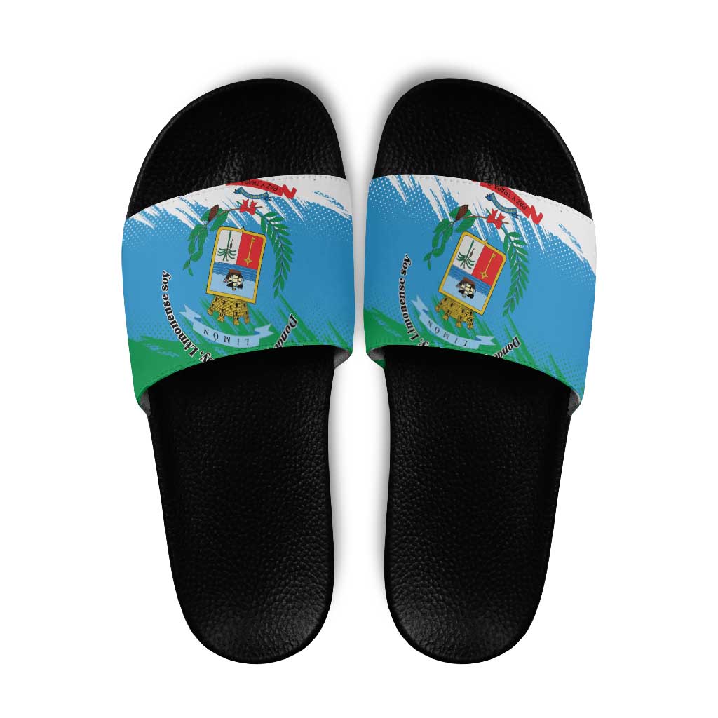 Costa Rica Limón Province Slide Sandals Donde Quiera Que Voy Limonense Soy LT01