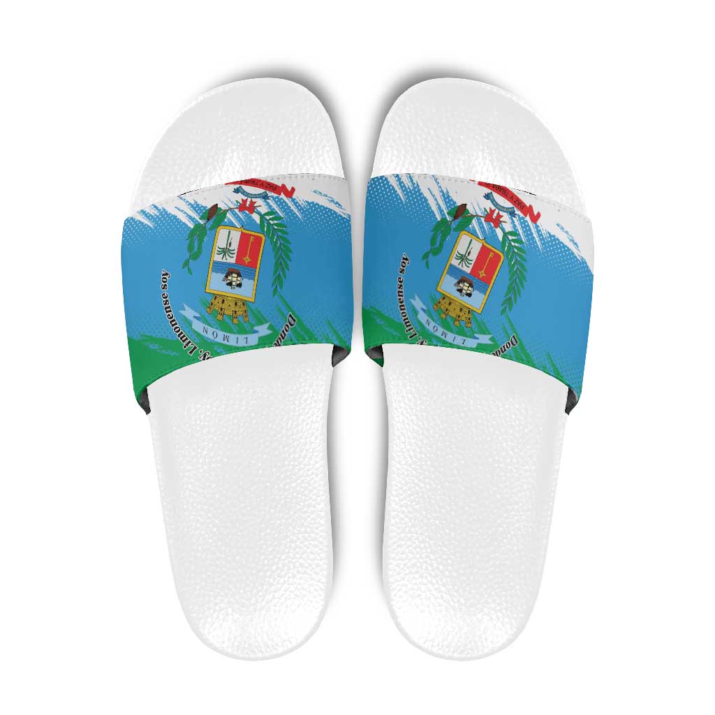 Costa Rica Limón Province Slide Sandals Donde Quiera Que Voy Limonense Soy LT01