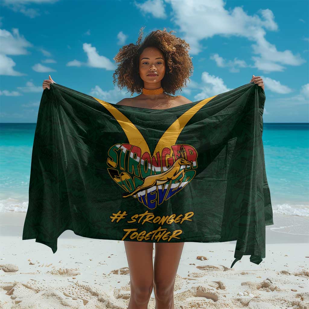 South Africa Rugby Sarong - Stronger Together, Stronger Forever, Bokke World Cup LT01