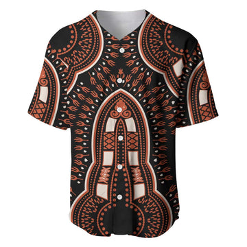 African Dashiki Baseball Jersey Afro Vintage Pattern LT01