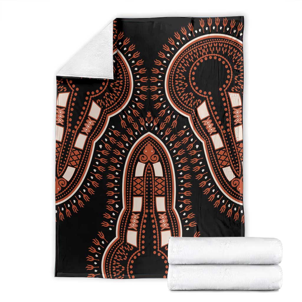 African Dashiki Blanket Afro Vintage Pattern LT01