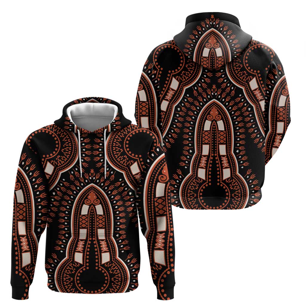 African Dashiki Pattern Vintage Hoodie LT01