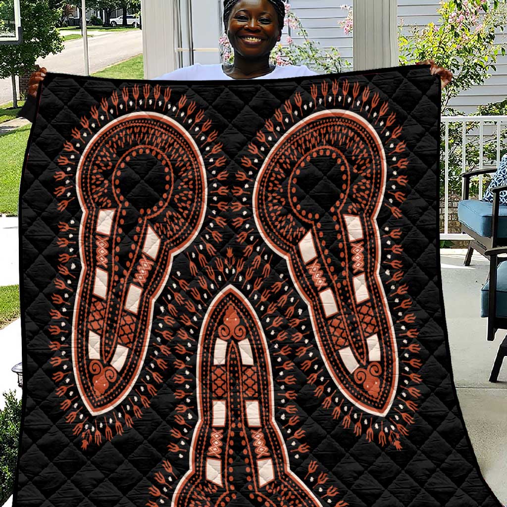 African Dashiki Quilt Afro Vintage Pattern LT01