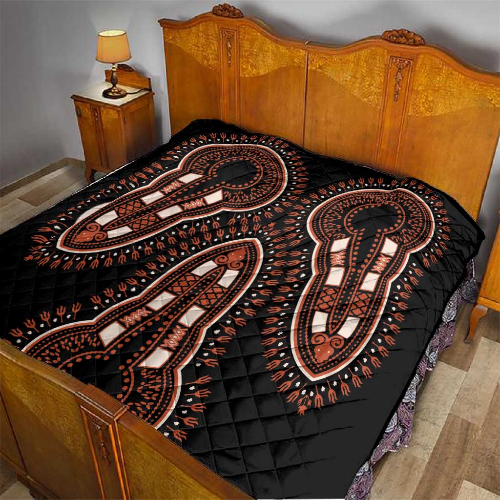 African Dashiki Quilt Afro Vintage Pattern LT01