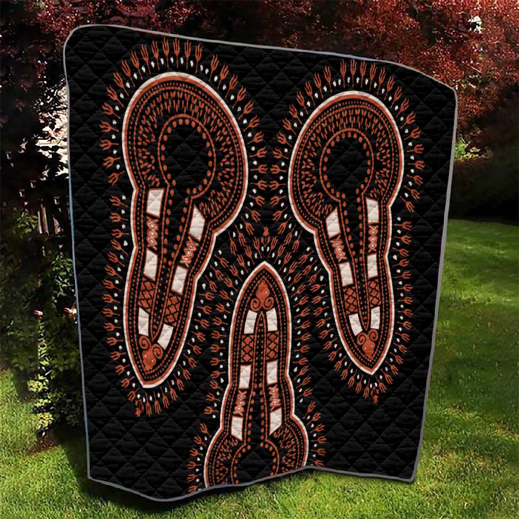 African Dashiki Quilt Afro Vintage Pattern LT01