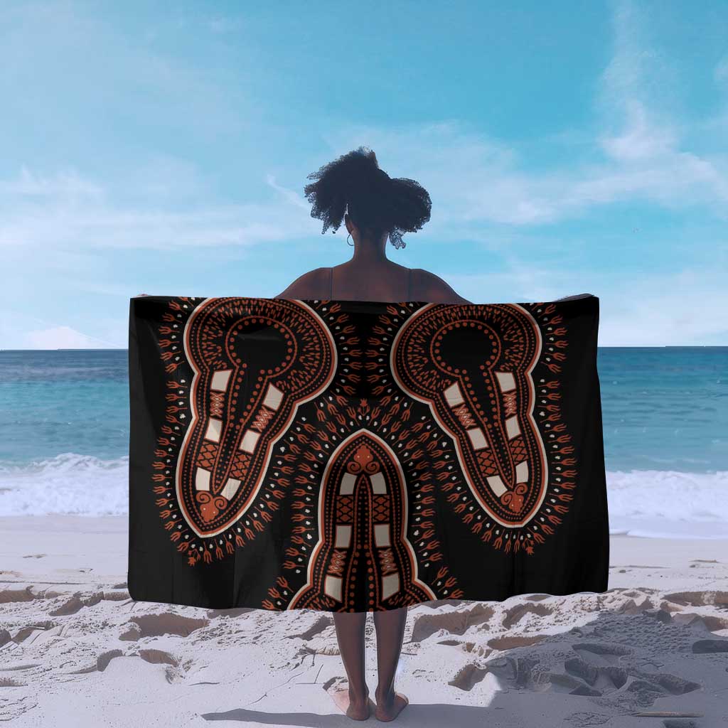 African Dashiki Sarong Afro Vintage Pattern LT01