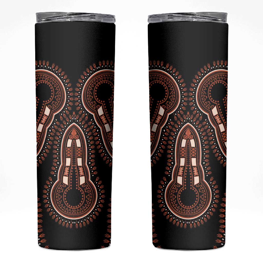 African Dashiki Skinny Tumbler Afro Vintage Pattern LT01