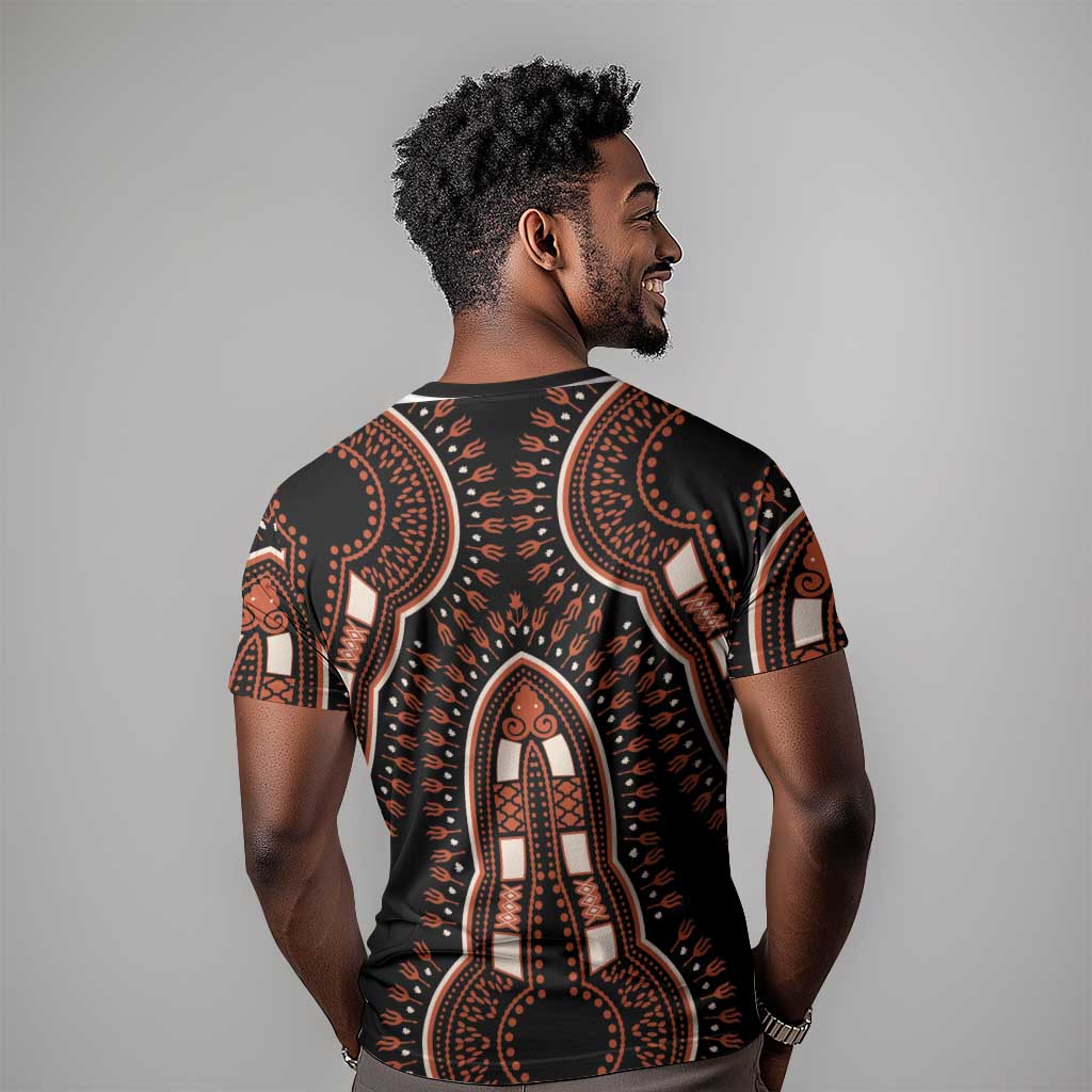 African Dashiki T shirt Afro Vintage Pattern LT01