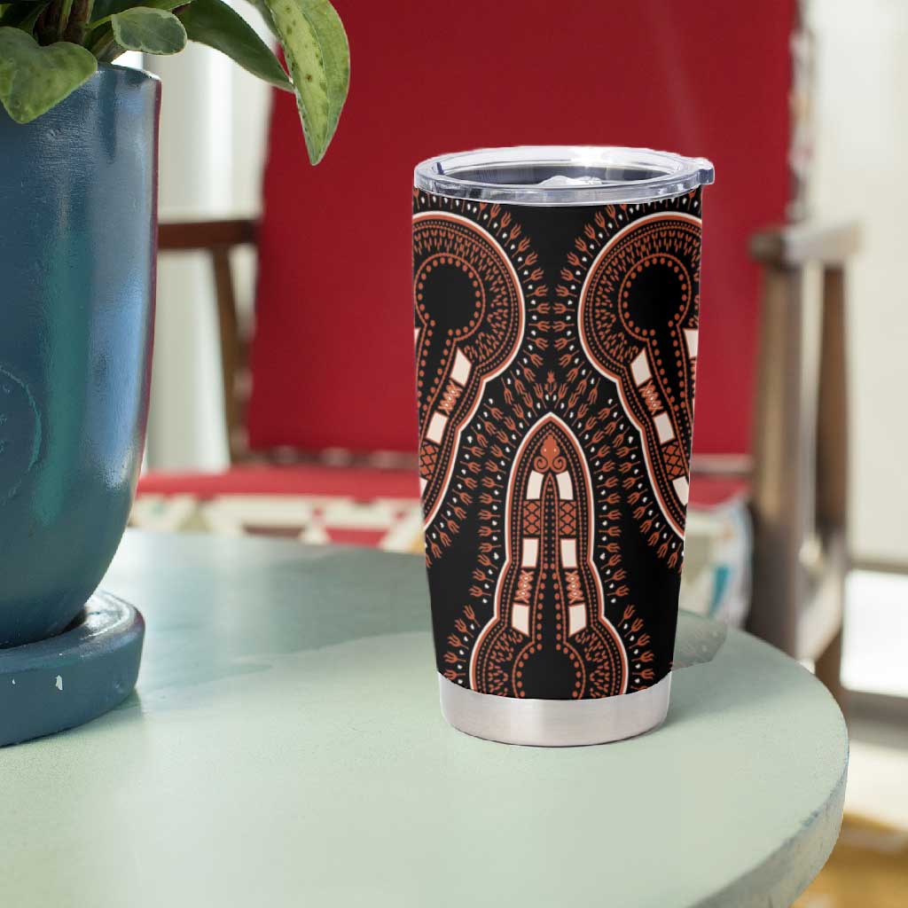African Dashiki Tumbler Cup Afro Vintage Pattern LT01