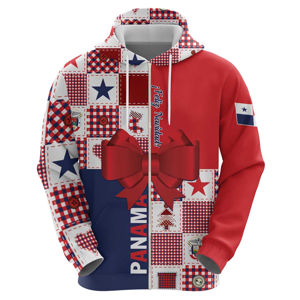 Panama Christmas Feliz Navidad Hoodie Coquette Bow Style LT01