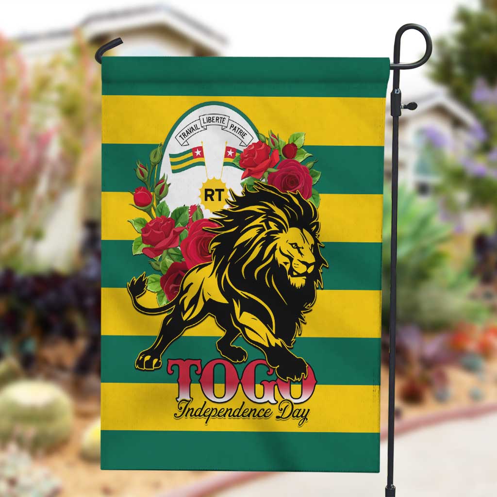 Togo Independence Day Garden Flag Lion With Rosa Flag Style LT01