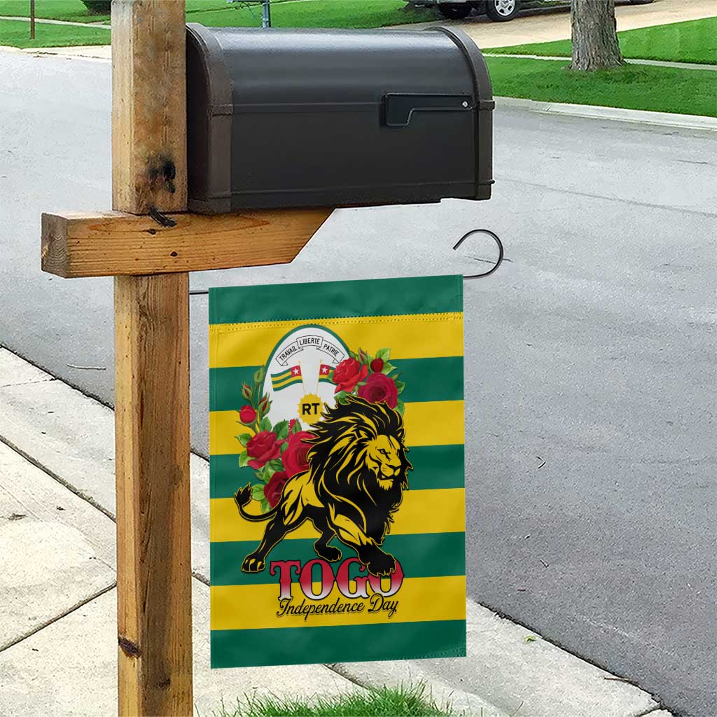 Togo Independence Day Garden Flag Lion With Rosa Flag Style LT01