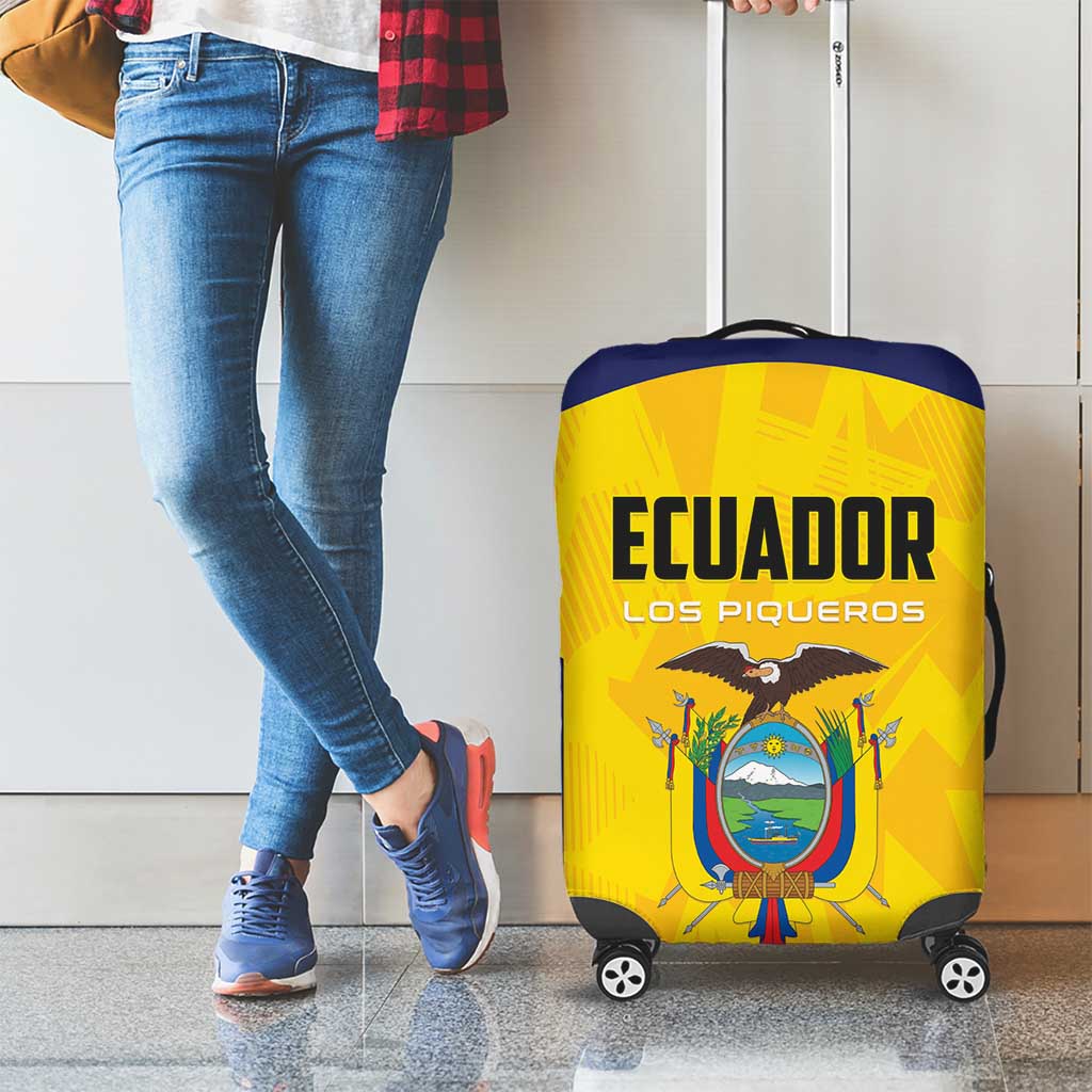 Ecuador Rugby Luggage Cover Los Piqueros Go Champions LT01