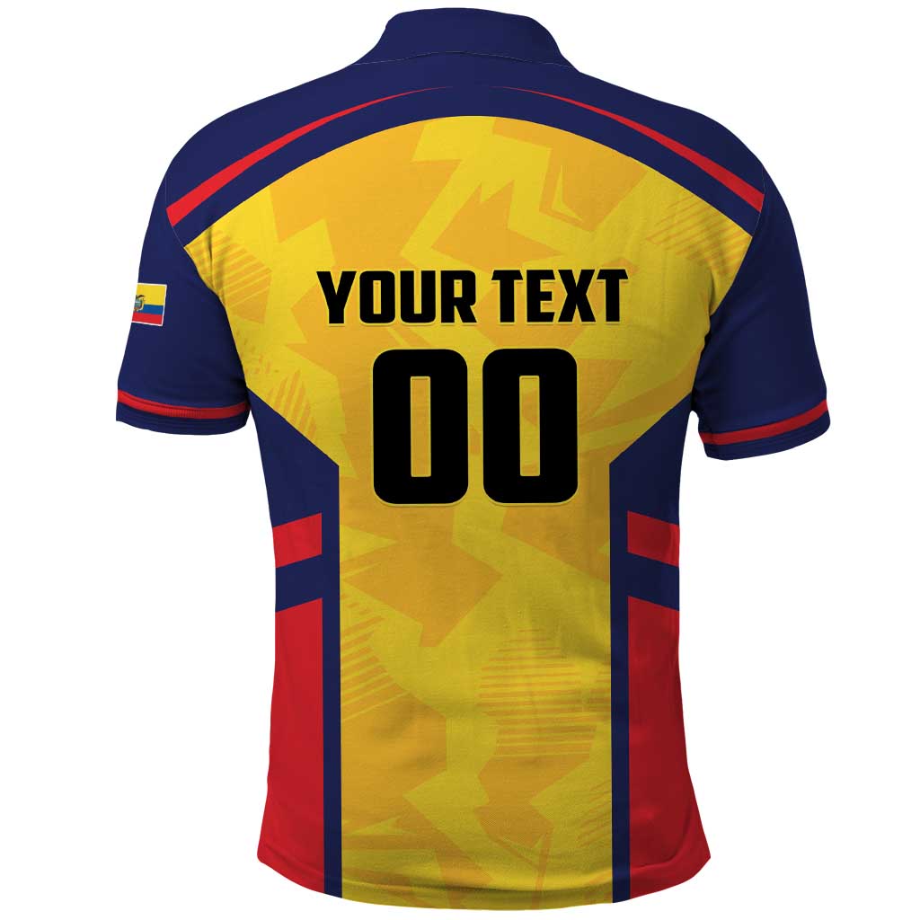 Custom Ecuador Rugby Polo Shirt Los Piqueros Go Champions LT01