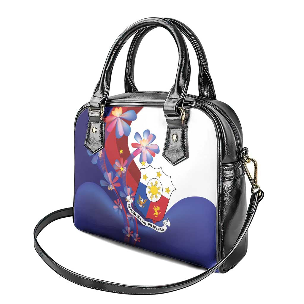 Philippines Sun Plumeria Floral Shoulder Handbag Unique Stylized LT01