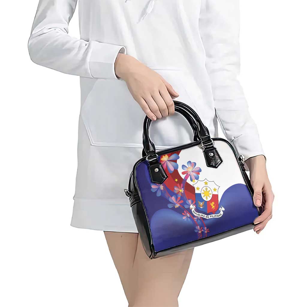 Philippines Sun Plumeria Floral Shoulder Handbag Unique Stylized LT01
