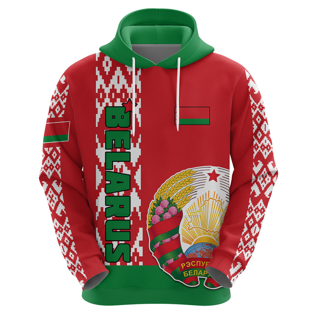 Belarus Hoodie Belarusian Coat Of Arms Flag Style LT01