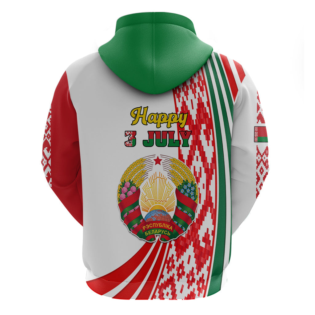 3 July Belarus Independence Day Hoodie Belarusian Flag Style Special Version LT01