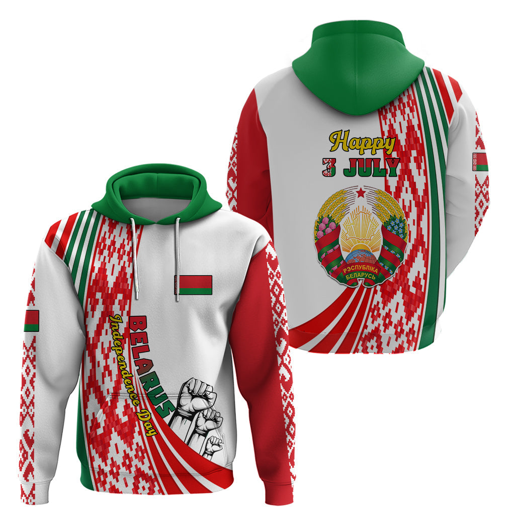 3 July Belarus Independence Day Hoodie Belarusian Flag Style Special Version LT01