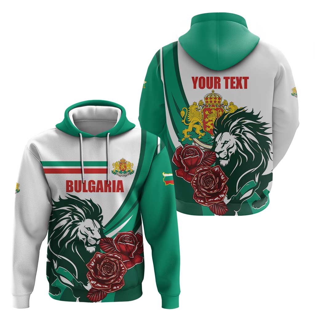 Bulgaria Hoodie Coat of Arms Lion with Roses LT01