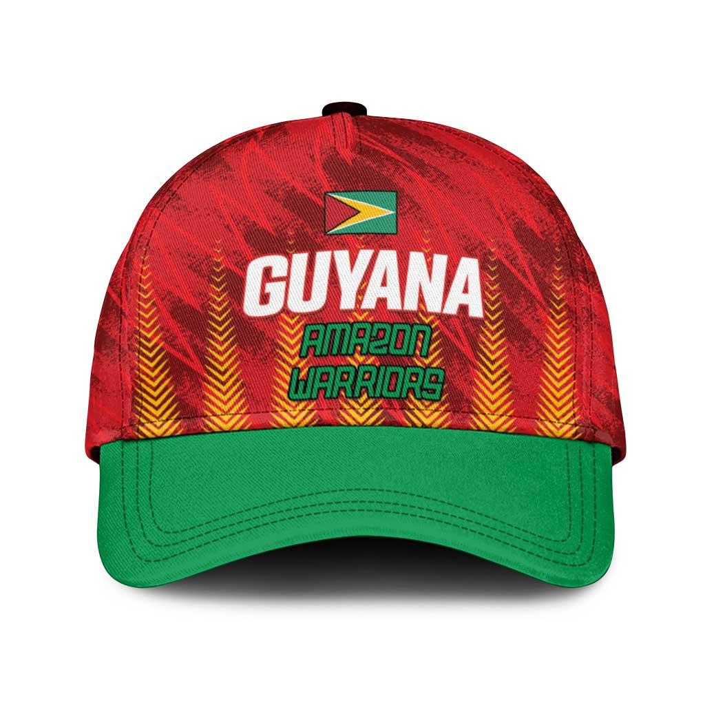 Amazon Warriors Guyana Cricket Classic Cap Ready For Glory Red Version LT01