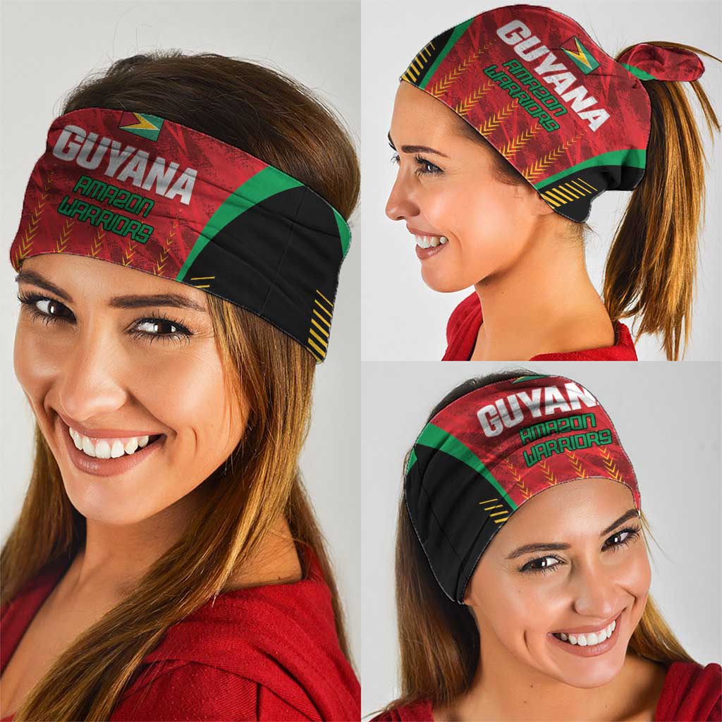 Amazon Warriors Guyana Cricket Neck Gaiter Ready For Glory Red Version LT01