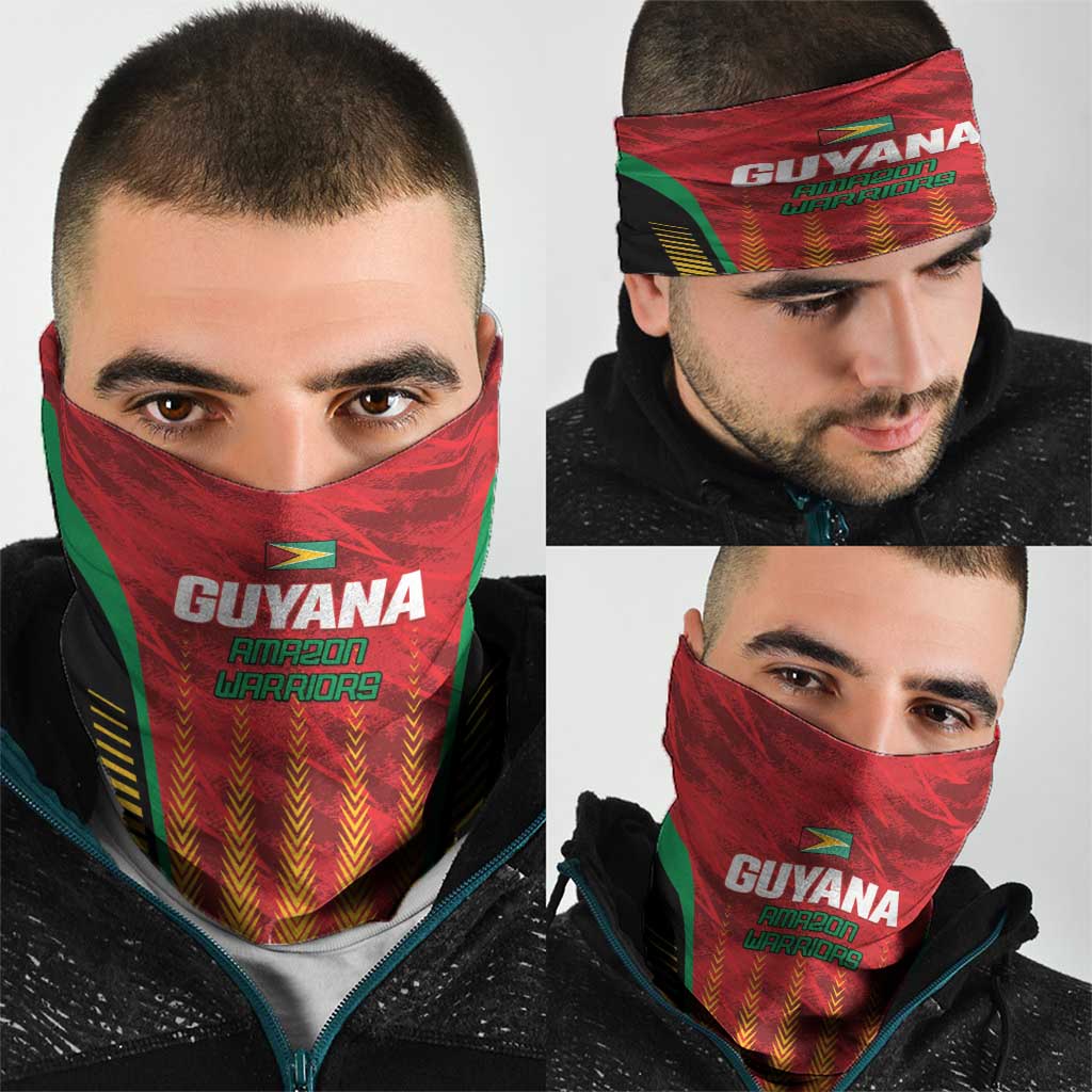 Amazon Warriors Guyana Cricket Neck Gaiter Ready For Glory Red Version LT01