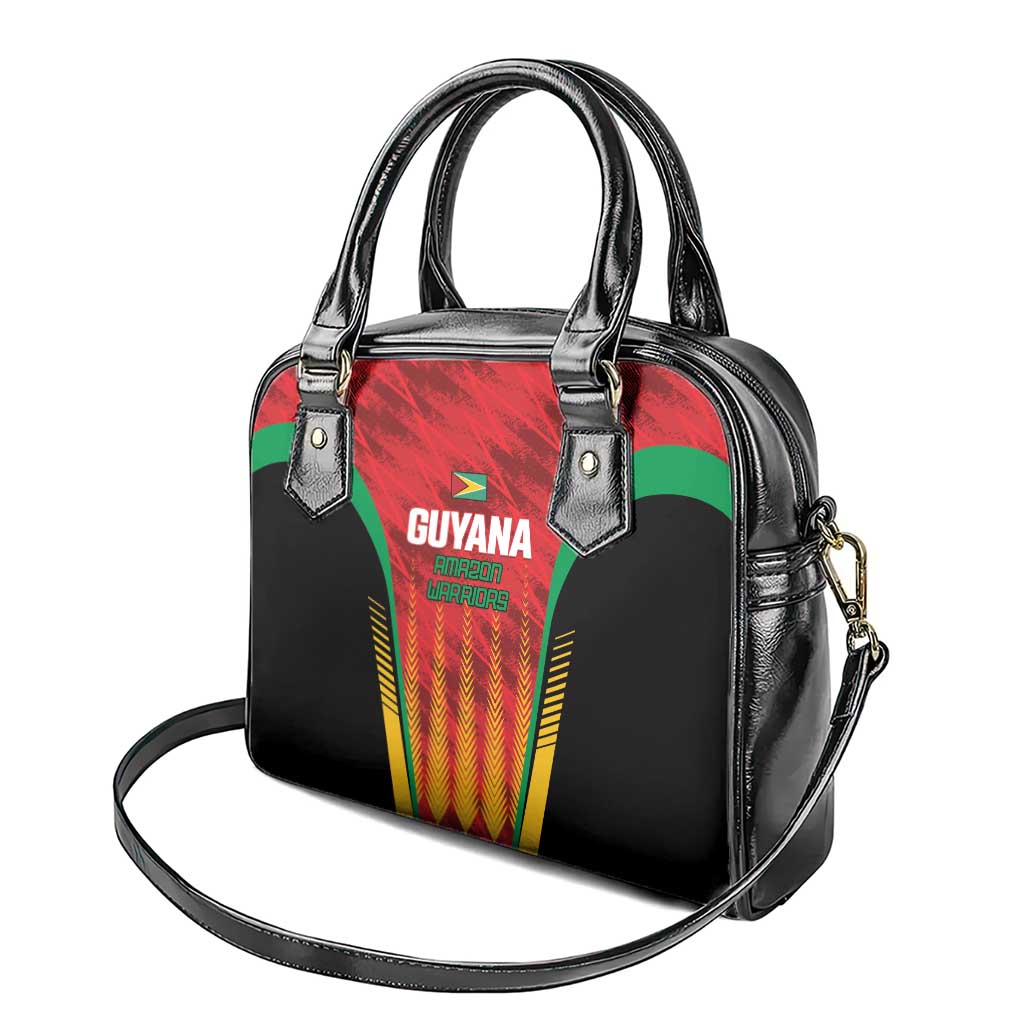 Custom Amazon Warriors Guyana Cricket Shoulder Handbag Ready For Glory Red Version LT01