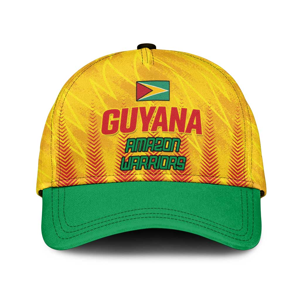 Amazon Warriors Guyana Cricket Classic Cap Ready For Glory Yellow Version LT01