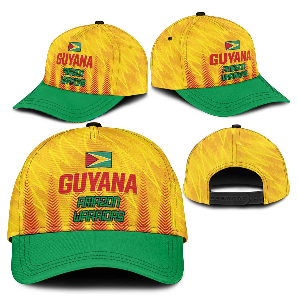Amazon Warriors Guyana Cricket Classic Cap Ready For Glory Yellow Version LT01