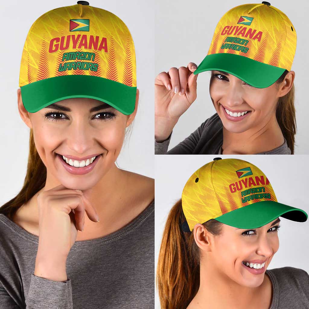 Amazon Warriors Guyana Cricket Classic Cap Ready For Glory Yellow Version LT01
