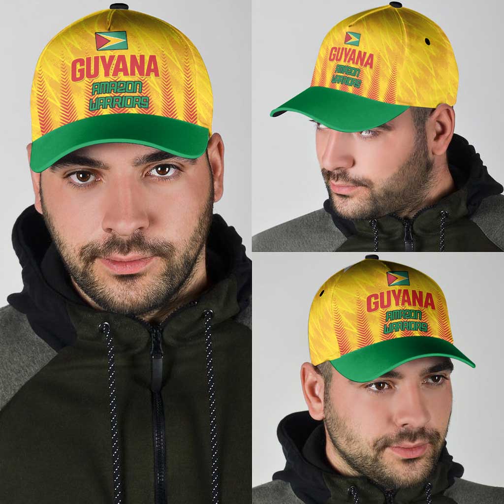Amazon Warriors Guyana Cricket Classic Cap Ready For Glory Yellow Version LT01