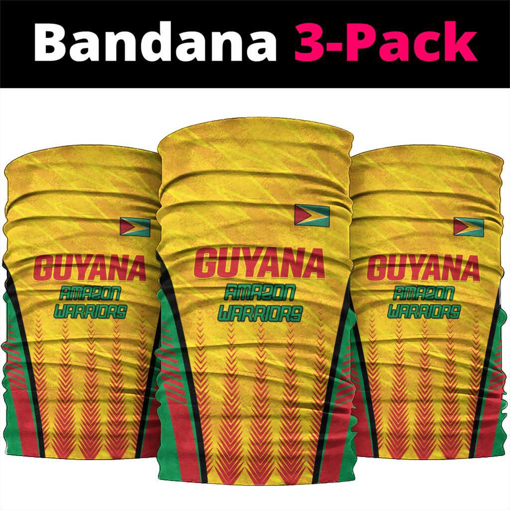 Amazon Warriors Guyana Cricket Neck Gaiter Ready For Glory Yellow Version LT01