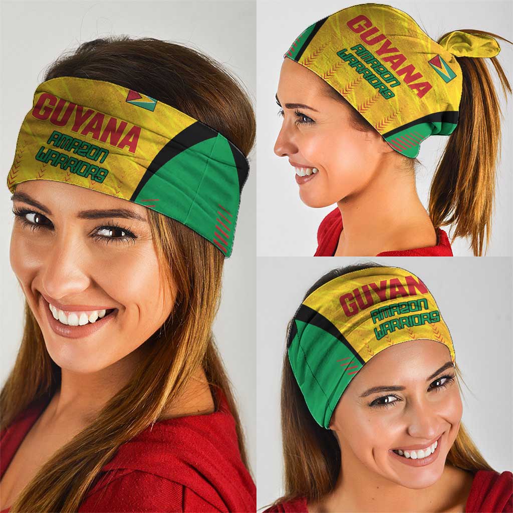 Amazon Warriors Guyana Cricket Neck Gaiter Ready For Glory Yellow Version LT01
