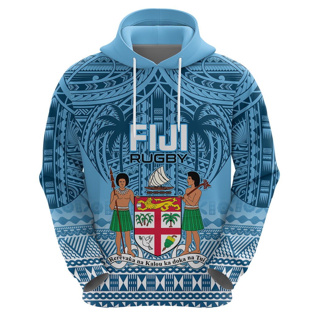 Custom Fiji Rugby Hoodie Fijian Go 2023 World Cup LT01