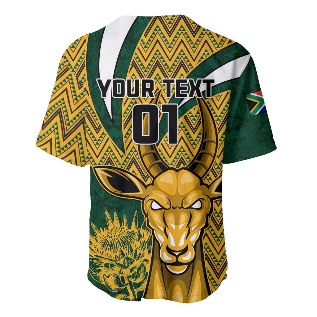 Custom South Africa Rugby Baseball Jersey - Come On Bokke, Champion World Cup LT01