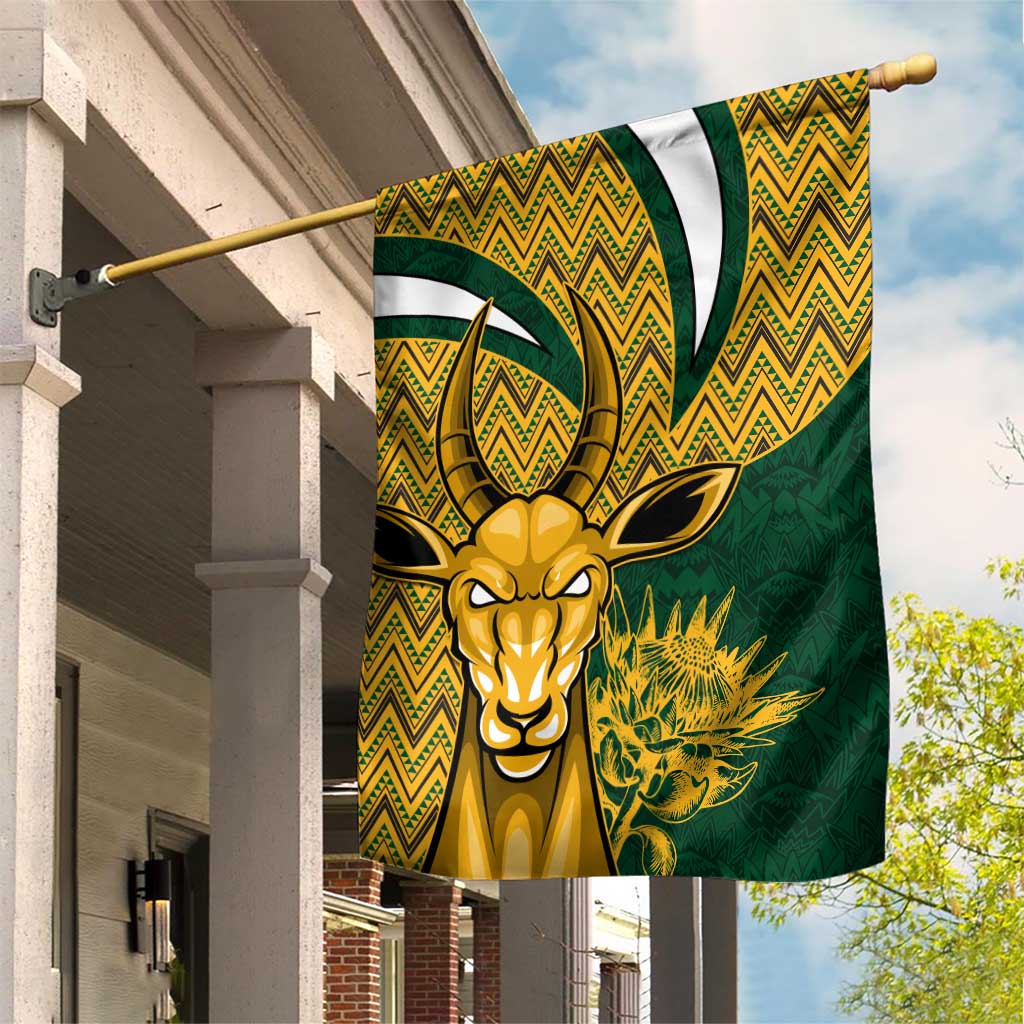 South Africa Rugby Garden Flag - Come On Bokke, Champion World Cup LT01