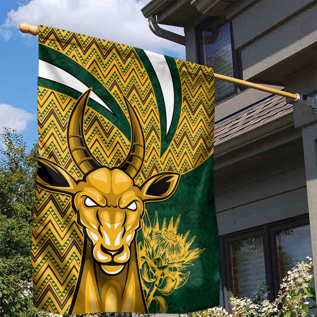 South Africa Rugby Garden Flag - Come On Bokke, Champion World Cup LT01