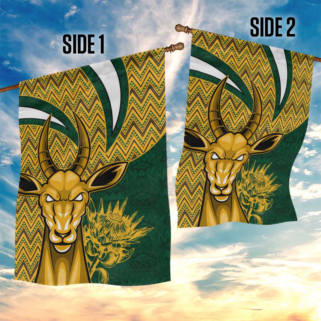 South Africa Rugby Garden Flag - Come On Bokke, Champion World Cup LT01