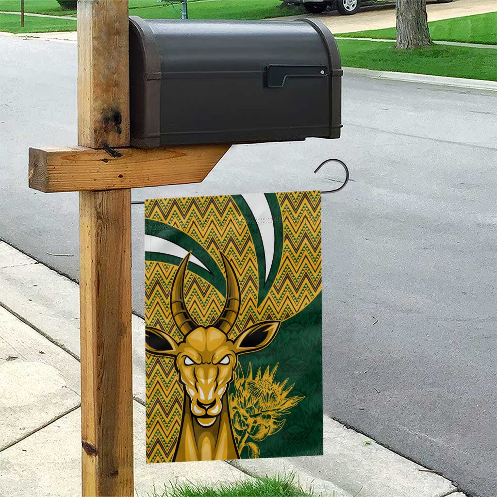 South Africa Rugby Garden Flag - Come On Bokke, Champion World Cup LT01