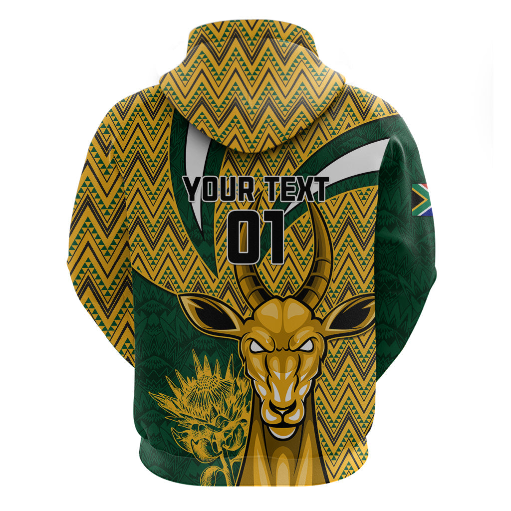 Custom South Africa Rugby Hoodie Come On Bokke Champion World Cup 2023 LT01