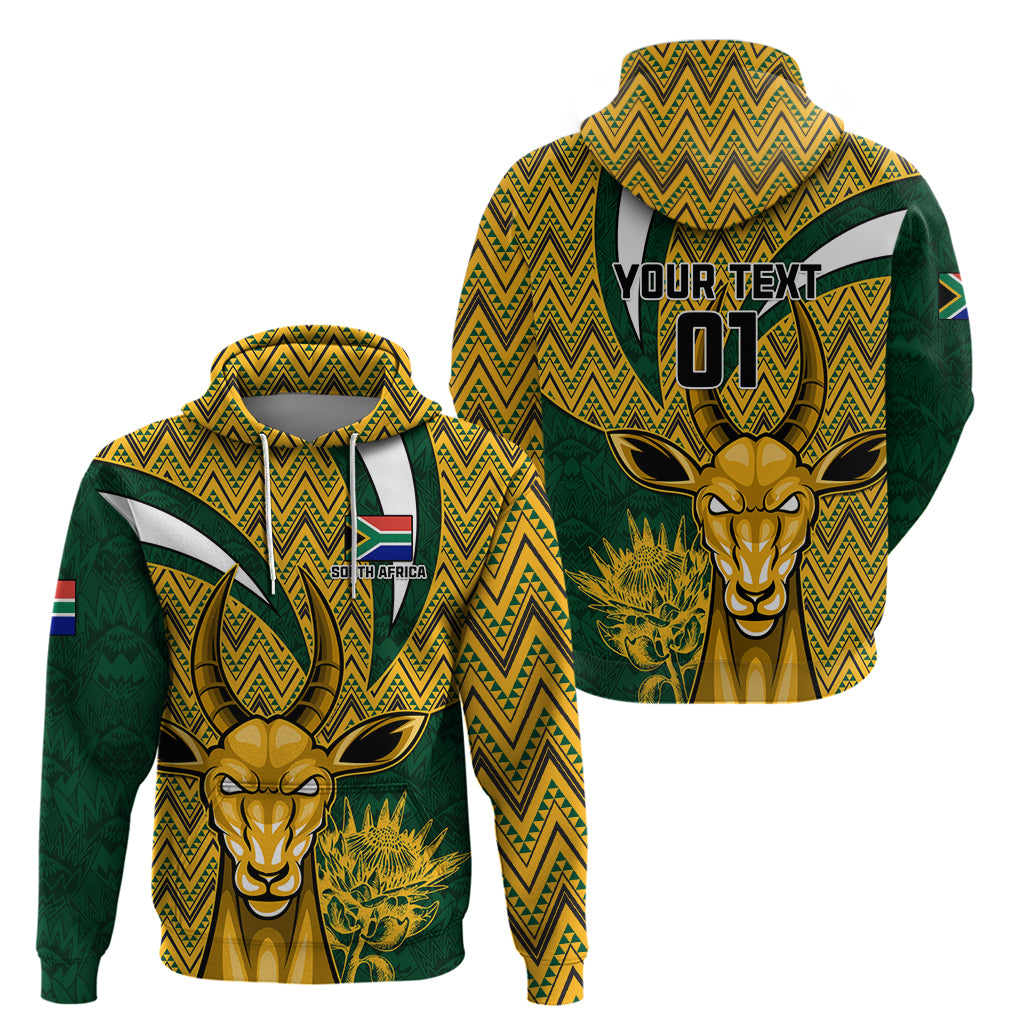 Custom South Africa Rugby Hoodie Come On Bokke Champion World Cup 2023 LT01