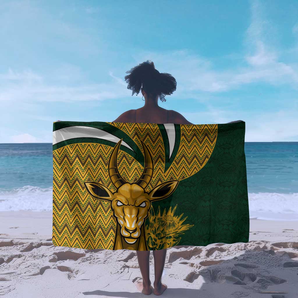 South Africa Rugby Sarong - Come On Bokke, Champion World Cup LT01