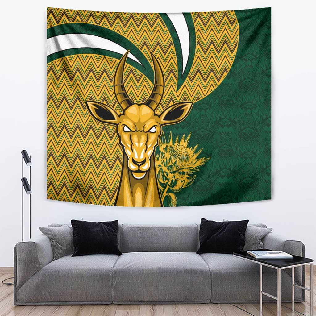 South Africa Rugby Tapestry - Come On Bokke, Champion World Cup LT01